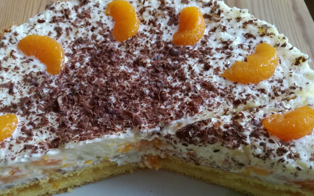 Mandarinkový dort